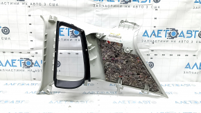 Накладка задней стойки верхняя левая VW Tiguan 09-18 серая, царапины