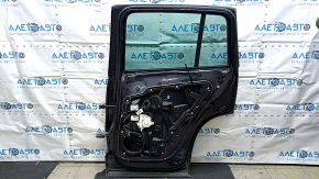 Дверь в сборе задняя правая VW Tiguan 12-18 графит LD7P, крашенная, царапины на накладке