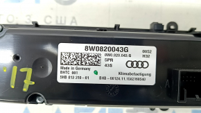 Управление климат-контролем Audi A4 B9 17-25 с подогревом, царапины
