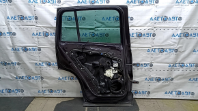 Дверь в сборе задняя левая VW Tiguan 09-18 графит LD7P, крашенная, тычка