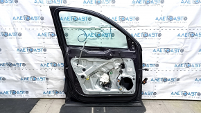 Дверь в сборе передняя левая VW Tiguan 09-18 keyless, графит LD7P, крашенная, тычка