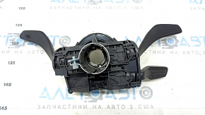 Подрулевой переключатель гитара в сборе Audi A4 B9 17-25 с шлейфом, с dynamic steering, потерт
