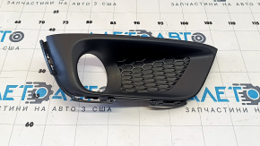 Решетка бампера правая Jeep Compass 17-21 под птф, Trailhawk