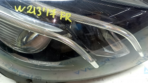 Фара передняя правая Mercedes W213 E 17-20 LED, без блока, сломан корпус, сломано крепление