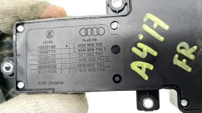 Управление пассажирским сидением Audi A4 B9 17-25 с черными кнопками
