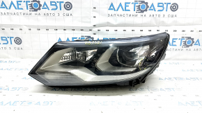 Фара передняя левая VW Tiguan 12-17 в сборе рест ксенон + led, царапина