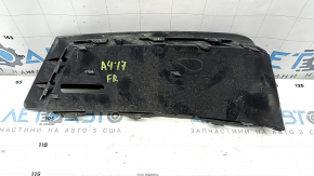 Решетка переднего бампера правая Audi A4 B9 17-17 без радара, хром