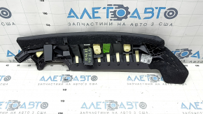 Боковушка 2-го ряда сидений левая Audi A4 B9 17-19 кожа черная, вмятина