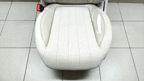 Водительское сидение Mercedes W213 E 17-23 без airbag, электрическое, подогрев, память, кожа, бежевое, потерта кожа, под чистку