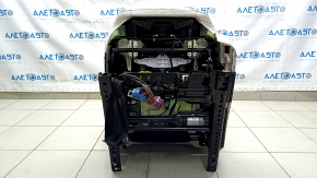 Водительское сидение Mercedes W213 E 17-23 без airbag, электрическое, подогрев, память, кожа, бежевое, потерта кожа, под чистку