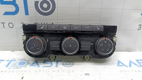 Управление климат-контролем VW Tiguan 12-16 manual, с подогревом сидений, царапины