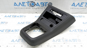 Накладка центральной консоли VW Tiguan 09-18 тип 2, черная, 2 части, царапина