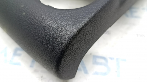 Накладка центральной консоли задняя VW Tiguan 09-18 черная, с карманом, царапины