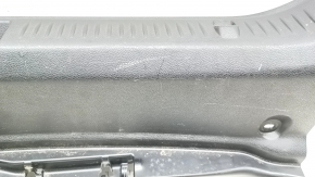 Накладка проема багажника Mercedes W213 E 17-23 черная, царапины