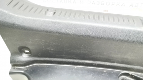 Накладка проема багажника Mercedes W213 E 17-23 черная, царапины