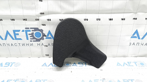 Decorație laterală scaun șofer dreapta VW Tiguan 09-17 negru, fisurare în fixare