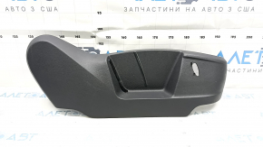 Decorație scaun pasager lateral dreapta VW Tiguan 09-17 negru, zgârieturi