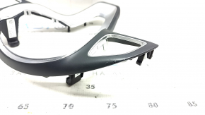 Накладка руля Mercedes W213 E 300/400/43 17-18 черная, полезла краска