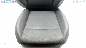 Обшивка водительского сидения Volkswagen ID.4 23-26 кожа черно-серая с перфорацией, подогрев