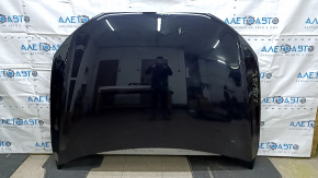 Капот голый Audi Q3 8U 15-18 алюминий, черный LY9B, тычка