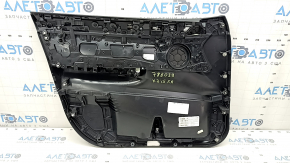 Garnitura portiera fata dreapta complet BMW X3 F25 11-17 piele neagra, cotiera si insert cod negru, turnare Antracit, zgarieturi, maner spart