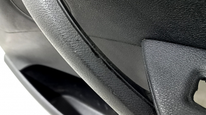 Garnitura portiera fata dreapta complet BMW X3 F25 11-17 piele neagra, cotiera si insert cod negru, turnare Antracit, zgarieturi, maner spart