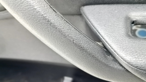 Garnitura portiera fata dreapta complet BMW X3 F25 11-17 piele neagra, cotiera si insert cod negru, turnare Antracit, zgarieturi, maner spart