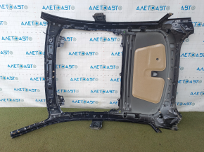 Крыша металл Audi A5 F5 18-20 5D под панораму, отпилена, не стандарт, вмятины