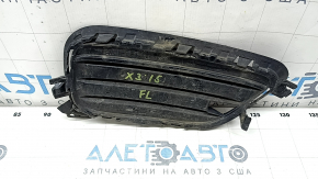 Нижняя решетка переднего бампера левая BMW X3 F25 15-17 структура