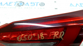 Фонарь внутренний крышка багажника правый Infiniti Q50 18-20 под полировку