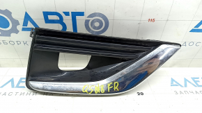 Cadru far ceata dreapta Infiniti Q50 18-20 crom, Luxe, nisip