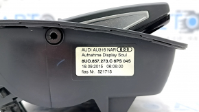 Монитор, дисплей, навигация в сборе Audi Q3 8U 15-18 7" сломано крепление, пятна на экране