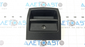 Decorație consola centrală spate BMW X3 F25 11-17 negru, 2 părți, pentru brichetă, elemente de fixare sparte
