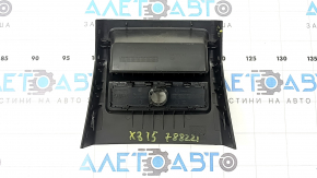 Накладка центральной консоли задняя BMW X3 F25 11-17 черная, 2 части, под прикуриватель, сломаны крепления