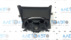 Подстаканники центральной консоли BMW X3 F25 15-17 черный, в сборе
