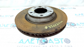 Placă de frână față dreapta Audi Q7 4L 10-15 350mm