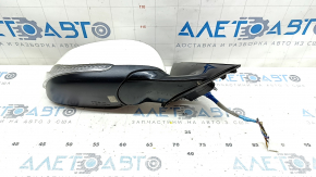 Зеркало боковое правое в сборе Infiniti Q50 14-20 7 пинов, поворотник, белое