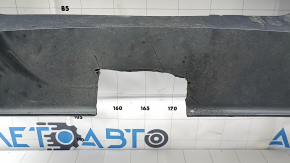 Губа заднего бампера Audi Q3 8U 16-18 серая под 1 двойной выхлоп, вырез под не заводской фаркоп