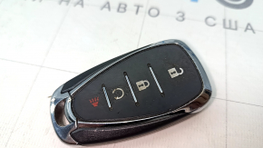 Ключ Chevrolet Bolt 17-21 keyless, 4 кнопки потертый