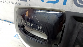 Накладка шифтера КПП Nissan Rogue 14-16 черная, царапины, без шторки