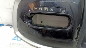 Накладка шифтера КПП Nissan Rogue 14-16 черная, царапины, без шторки