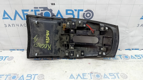 Накладка шифтера КПП Nissan Rogue 14-16 черная, царапины, без шторки