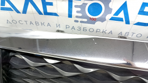 Решетка радиатора grill Infiniti Q50 18-20 со значком, песок