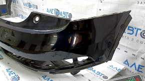 Бампер задний голый верхняя часть Audi Q3 8U 16-18 под 2 парктроника, примят, царапины, треснут