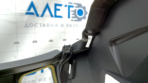 Торпедо передняя панель без AIRBAG Infiniti Q50 18-21 черная, под динамик, трещины, побелел пластик