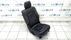 Rândul din spate al 2-lea rând Audi Q7 4L 10-15 încălzit, piele neagră, lipsește partea dreaptă