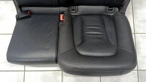 Rând de scaune spate 2 rând dreapta Audi Q7 4L 10-15 încălzit, piele neagră