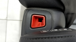 Rând de scaune spate 2 rând dreapta Audi Q7 4L 10-15 încălzit, piele neagră