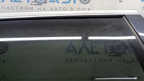 Дверь в сборе задняя правая Audi Q7 4L 10-15 keyless, тонировка, белый LS9R, вмятины, тычки, царапины на стекле