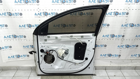 Дверь в сборе передняя правая Audi Q7 4L 10-15 keyless, белый LS9R, вмятина, тычки, царапины на стекле
